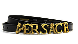 Жіночий ремінь VERSACE з натуральної шкіри 2 см, фото 3