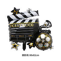 Фольгированные шары фигура Кинохлопушка Голливуд 80х82 см