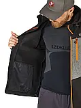 Куртка мембран. вітронепроникна Norfin VECTOR (чоро-сірий, PL-70%, PU-30%), фото 4