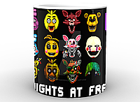 Кружка Five Nights At Freddys Пять ночей с Фредди постер FN.02.063