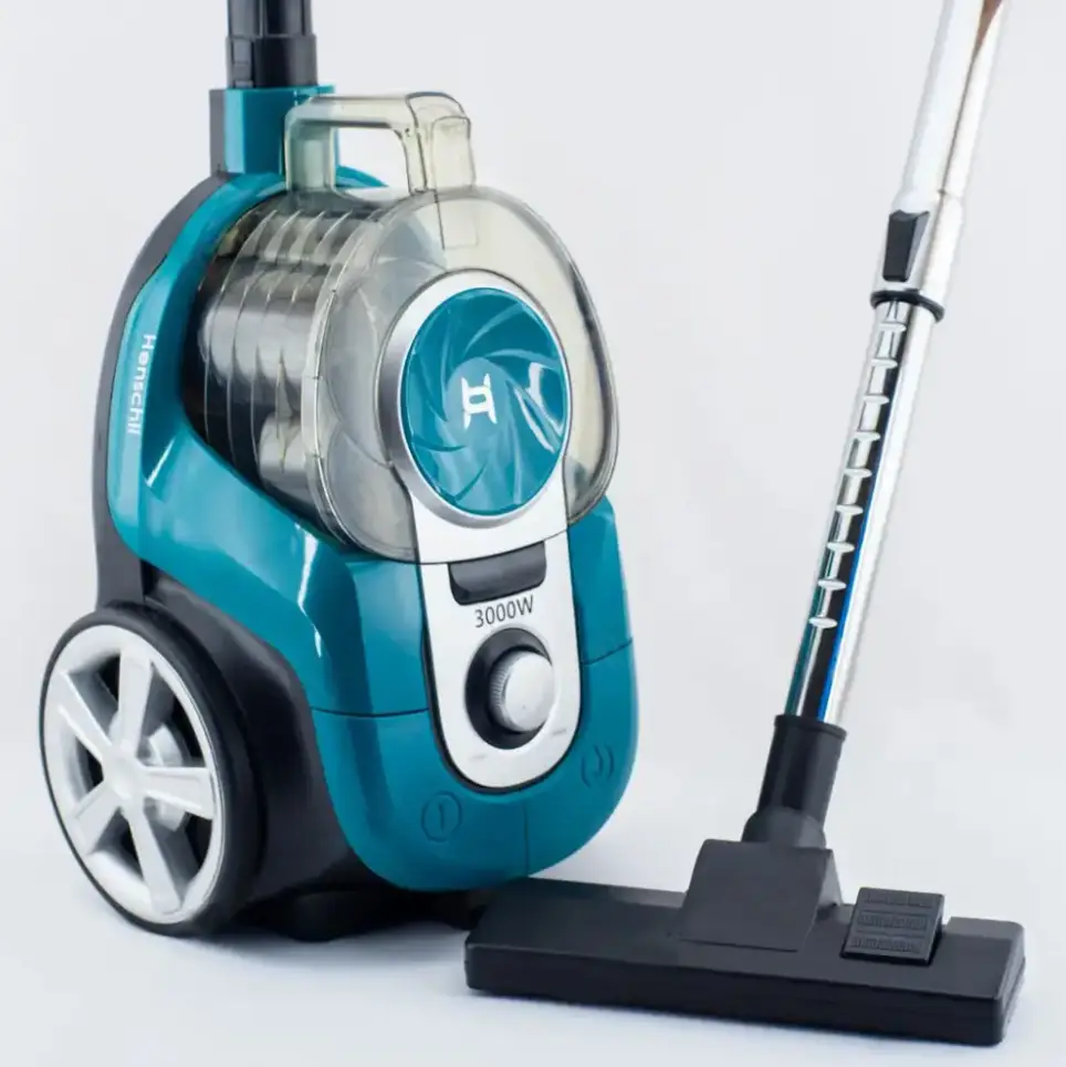 Потужний колбовый пилосос без мішка HENSCHLL XN19-88 4L 3000W, пилосос Безмішковий з контейнером для пилу