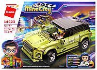 Конструктор Qman 14023 "Mine City" Roar SUV-38, 275 деталей, 1 фигурка