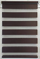 Рулонные шторы ВН DN-203 Коричневато-чёрный