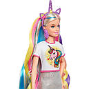 Лялька Барбі Райдужне волосся Barbie Fantasy Hair GHN04, фото 5