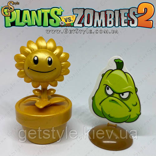 Фігурка золотої Соняшники Plants vs Zombie 2 в 1, фото 1