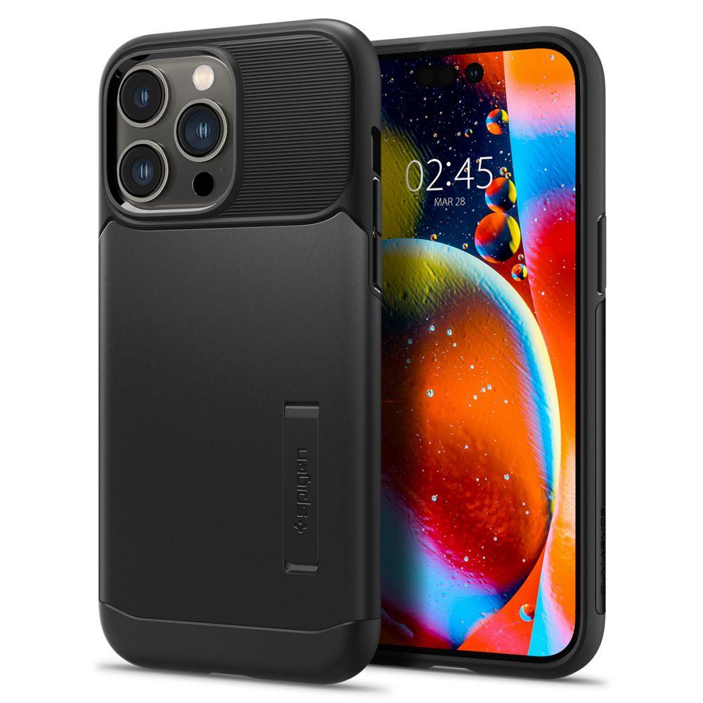 Чохол Spigen для iPhone 14 Pro Max — Slim Armor, Black (ACS04644)