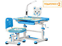 EVO Kids Комплект Evo-kids (стул+стол+полка+лампа) BD-04 B (XL) Teddy c лампой