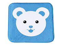Mealux Подушка для стільчика BL (арт. Cusion BL Teddy) — колір тканини блакитний із ведмедиком