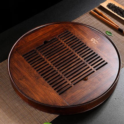 Бамбуковий столик для чайної церемонії Чабань Нагано великий темний