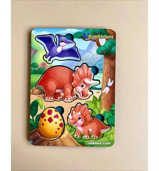 Вкладиші "Динозаври" (фон із підказкою) ПСФ124 G-Rich