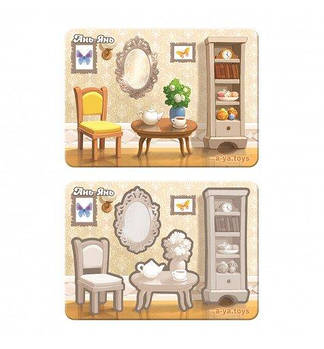 Вкладиші "Меблі - 2" (фон із підказкою) ПСФ121 G-Rich