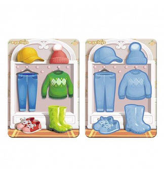 Вкладиші "Одяг - 1" (фон із підказкою) ПСФ118 G-Rich