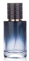 Стеклянный флакон-распылитель для парфюма Sauvage Dior 55 мл атомайзер спрей для духов синий