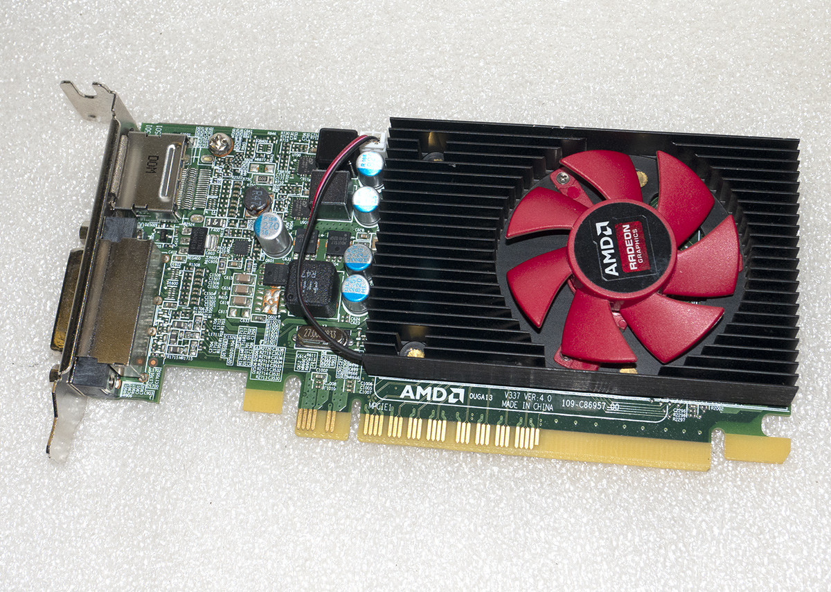 Б/У низькопрофільна відеокарта DELL AMD Radeon R5 430 2Gb GDDR5 64-bit PCI-e Low Profile 2048MB