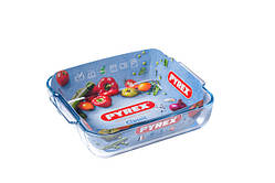 Ємність для запікання Pyrex квадратна 2 л 21х21 см h6 см жароміцне скло (220B000)