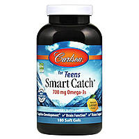 Омега-3 для підростків, Teens Smart Catch, Carlson, 180 желатинових капсул
