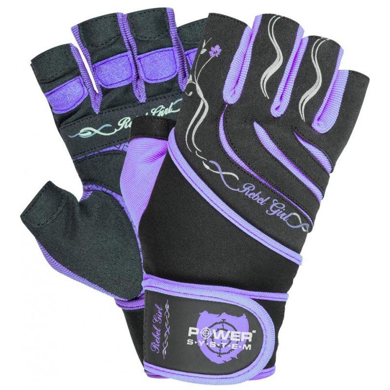 Рукавички для фітнесу Power System PS-2720 Rebel Girl жіночі Purple S