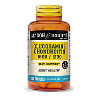 Глюкозамин и Хондроитин 1500/1200, Glucosamine Chondroitin, Mason Natural, 280 капсул