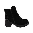 Черевики жіночі Savio чорні натуральна замша, 39, фото 3