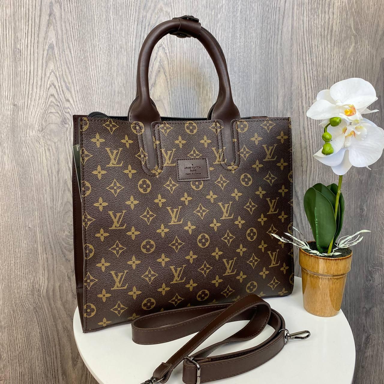 Якісна велика жіноча сумка на плече, фото 1