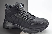 Подростковые зимние ботинки кроссовки черные Bayota 90157