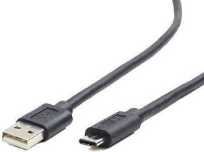 Кабель Cablexpert AM / Type-C 1m Black (CCP-USB2-AMCM-1M)