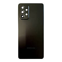 Задняя крышка Samsung Galaxy A52 A525F черная оригинал Китай со стеклом камеры