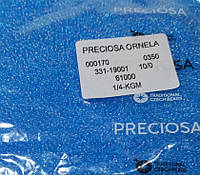 Бісер 10/0, No61000, колір блакитний прозорий райдужний (пач.50 грамів)