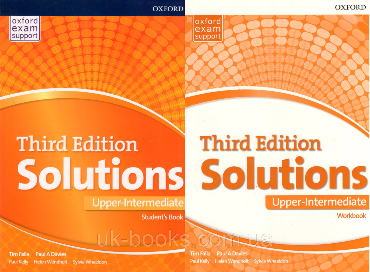 Підручник та зошит Solutions 3rd Edition Upper-Intermediate Student's Book and workbook