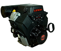 Бензиновий двигун з електростартером Loncin LC2V80FD-E (26 к.с., шпонка 36.5 мм), фото 2