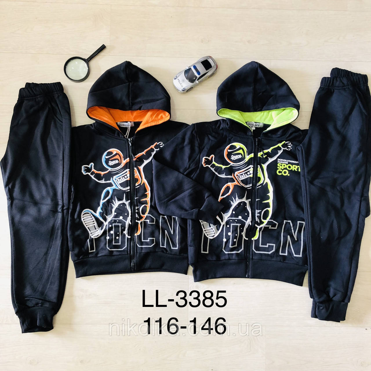 Спортивний утеплений костюм-двійка для хлопчиків оптом, Sincere, 116-146 рр., арт. LL-3385, фото 1