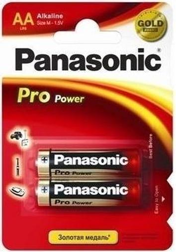 Батарейка Panasonic Pro POWER лужна AA блістер, 2 шт. (LR6XEG/2BP)