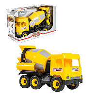 Авто "Middle truck" бетономешалка (4) 39493 (желтый) в коробке "Tigres"