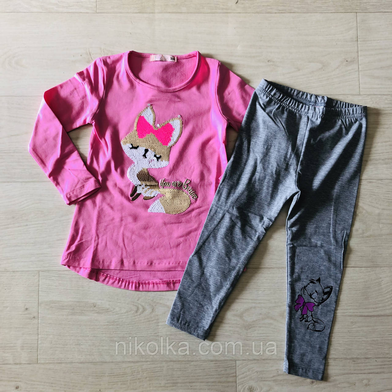 Набір-двійка для дівчаток оптом, F&D, 3/4-7/8 років, арт. 3509, фото 1