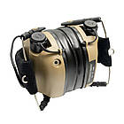 Активні стрілкові тактичні навушники Opsmen Earmor M31 Coyote TAN, фото 4