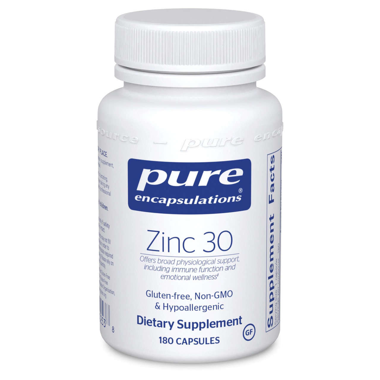 Pure Encapsulations Zinc/ Цинк Піколінат 30 мг 180 капсул BX688