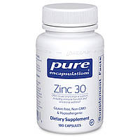 Pure Encapsulations Zinc / Цинк Пиколинат 30мг 180 капсул