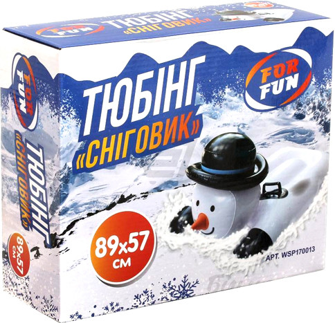 Тюбінг "Сніговик" 89х57см(10), фото 1