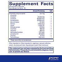 Травні ферменти Ультра, Digestive Enzymes Ultra, Pure Encapsulations, 90 капсул BX095, фото 3