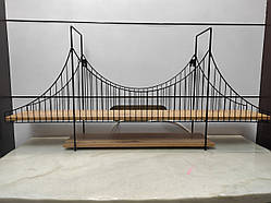Полиця настінна (настільна) Бруклінський Міст у стилі LOFT