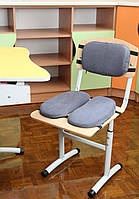 Дитяча ортопедична подушка для сидіння - School Comfort (для дітей віком від 5 до 10 років) сірий