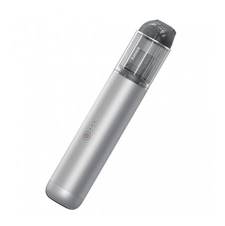 Портативний (акумуляторний) пилосос Baseus A3 Car Vacuum Cleaner Сріблястий (CRXCQA3-0S), фото 1