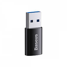 Перехідник (адаптер) Baseus Ingenuity Series Mini OTG USB - Type-C Чорний (ZJJQ000101), фото 4