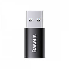 Перехідник (адаптер) Baseus Ingenuity Series Mini OTG USB - Type-C Чорний (ZJJQ000101), фото 5