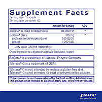 Pure Encapsulations Gluten-Dairy Digest/ Ферменти для глютену та молока 120 капсул BX591, фото 3
