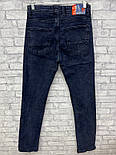 Чоловічі сині джинси прямі до низу 31 розміру, фото 2