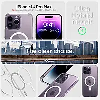 Чохол Spigen Ultra Hybrid Mag для iPhone 14 Pro Max, White, ACS04825, фото 9
