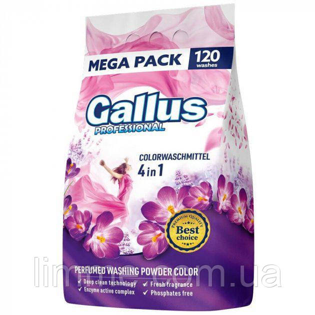 Пральний порошок (професійний) для кольорових речей Gallus Professional Color 4в1 6,6 кг.