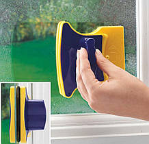 Магнітна щітка для миття вікон Glass Wiper двостороння