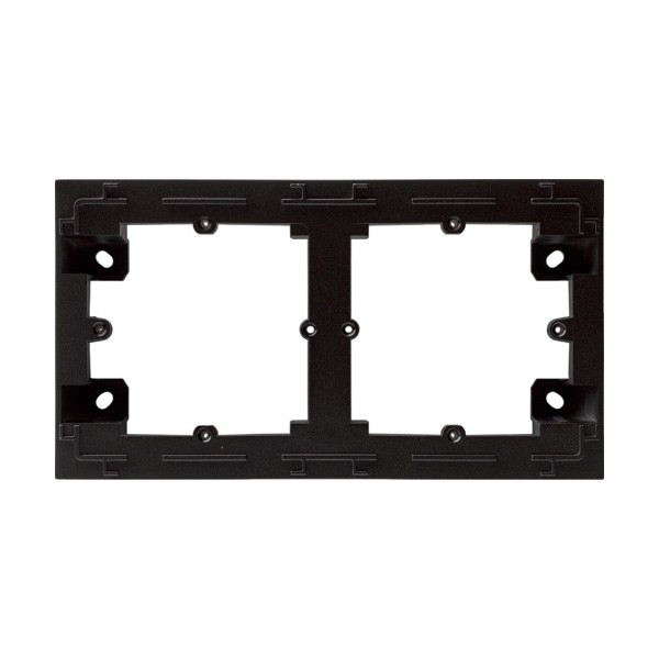 Адаптер для зовнішнього встановлення 2Х Hager Lumina-Intens чорний (WL5823), фото 1